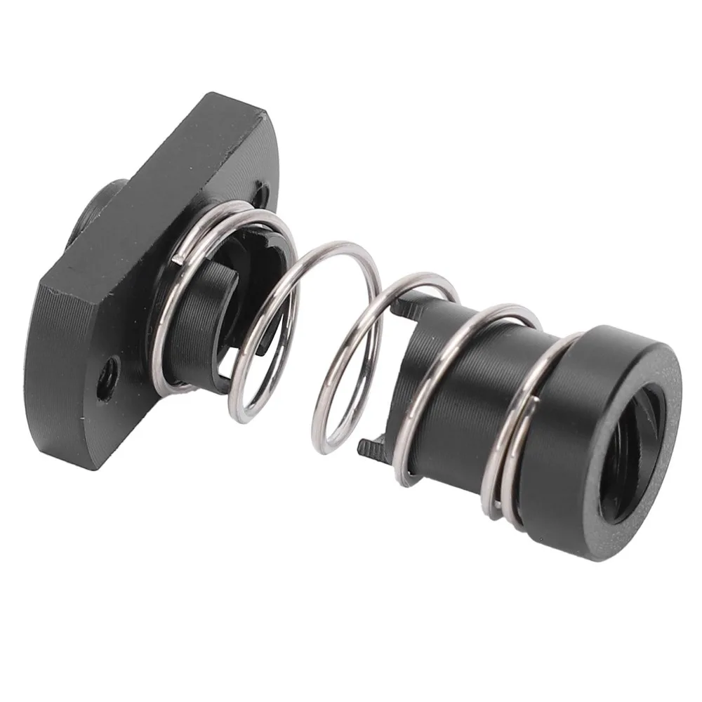 2PCS T8 / Tr8x2 / Tr8x8 Anti Backlash Nut 4 Start 2mm Pitch / 8mm Lead T8 POM Nut Black POM Elimination Gap Nut For 3D Printer