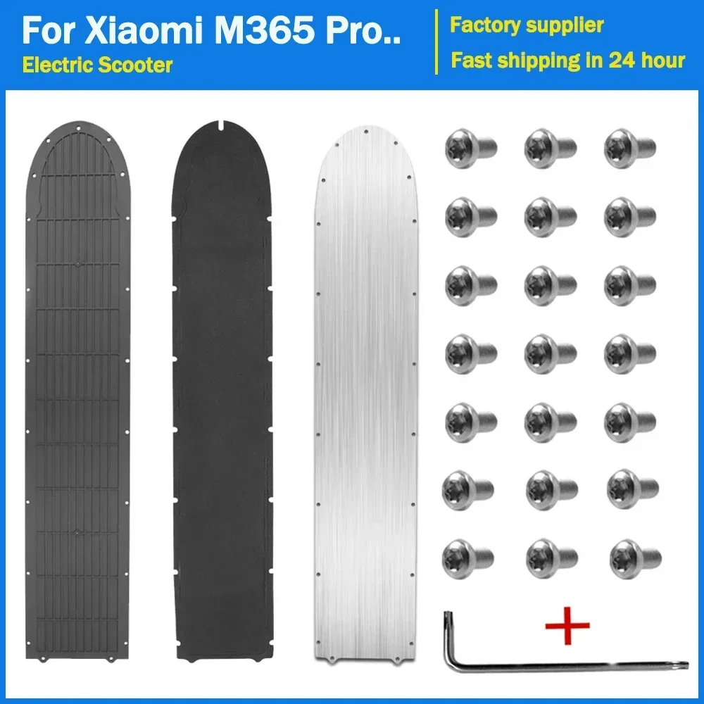 Cubierta inferior del compartimento de la batería para Xiaomi M365 Pro cubierta del chasis del Scooter eléctrico 17/21 Uds tornillos placa protectora inferior de la batería