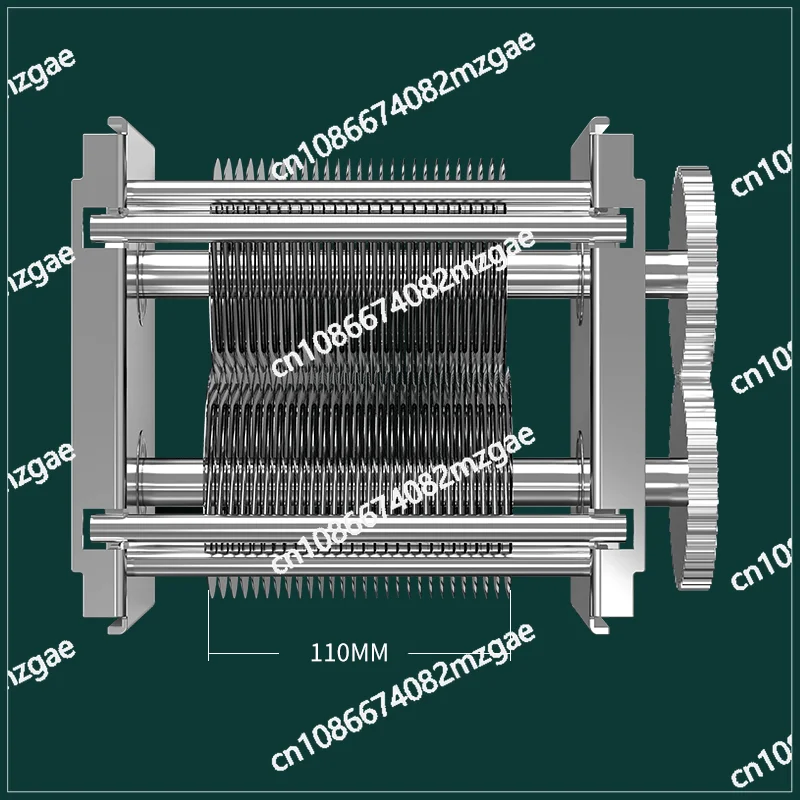 Meat cutter, chicken breast, fish fillets, shredding, dicing machine 96 type knife set, stainless steel blade set