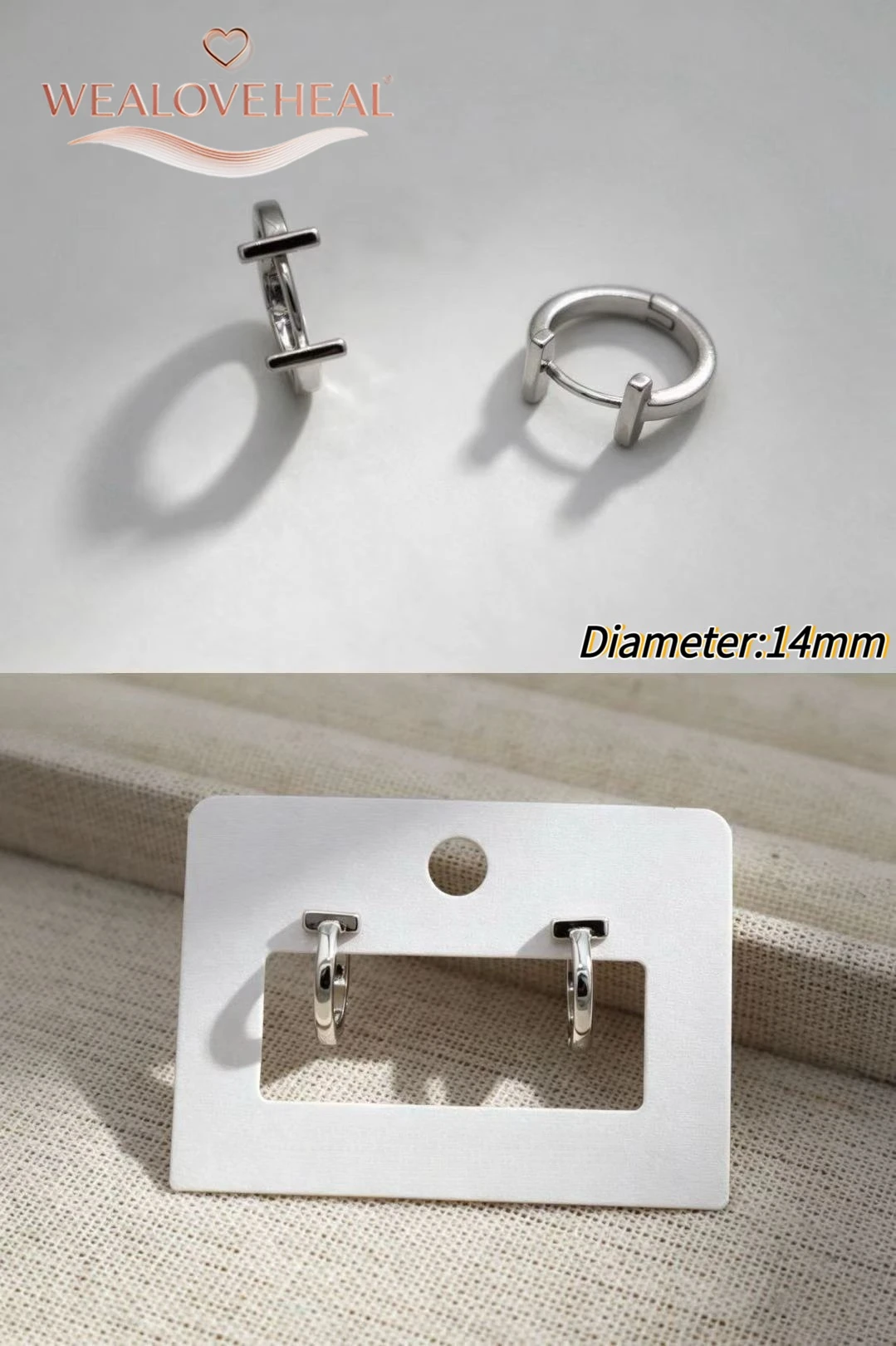 ohrringe damen, ohrringe, Rhodium-Plattierte Messing Huggie Creolen Minimalistische Geometrische Strukturierte Designs, Eleganter Alltagsschmuck Geschenk für Frauen – Detail 30