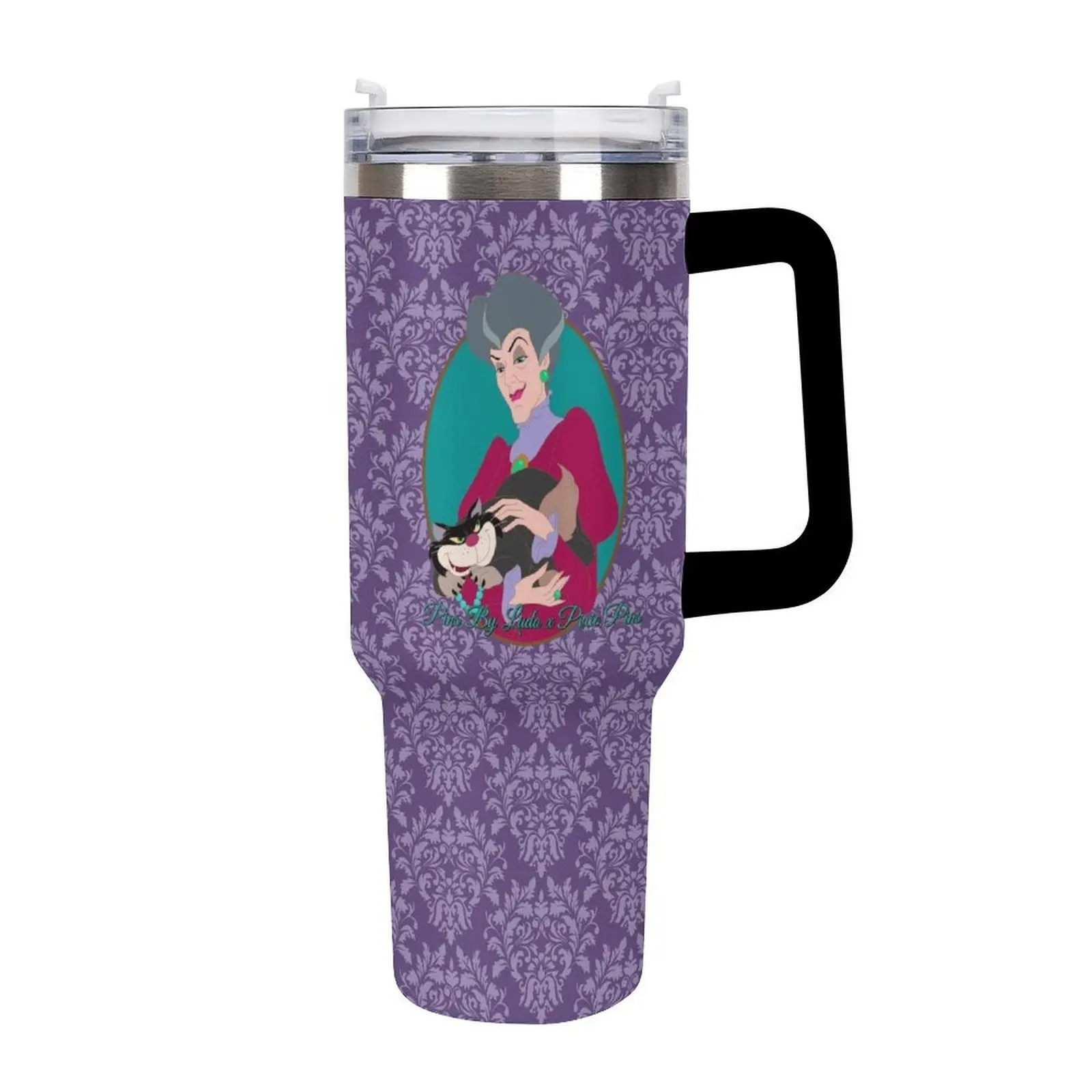 

Lady Tremaine Insulated Water Bottle Disney Cartoon Custom Design Your Personal Images Car Cup Travel Water Bottle 40 Oz Cosplay