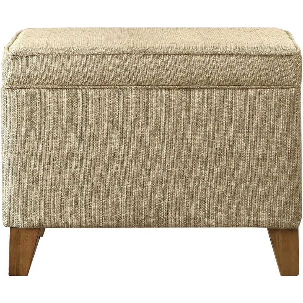 

Medium Square Storage Ottoman with Hinged Lid