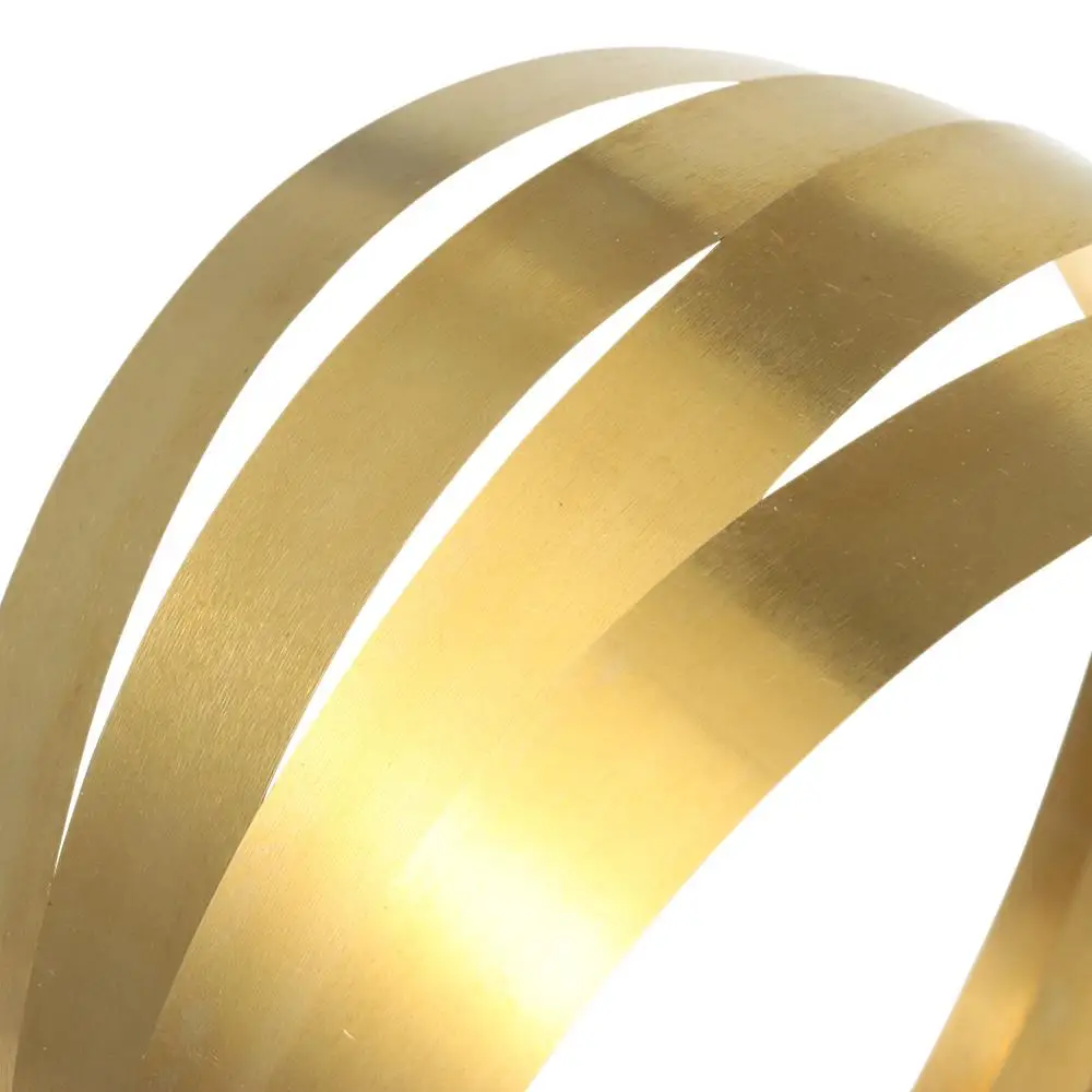 عملي 1000 مللي متر x 10 مللي متر ورقة نحاسية لفة صفراء رقيقة شريط نحاسي الذهب فيلم سلك المرجعية مختوم اللوحة #4