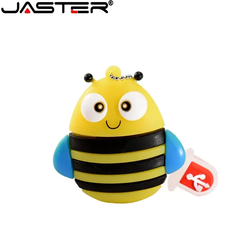 JASTER New Cute Cartoon USB 2.0 Flash Drive 64GB 32G Penguin U Disk 16GB Pen Drive 8G pendrive 4GB Gifts Key Chain Memory Stick