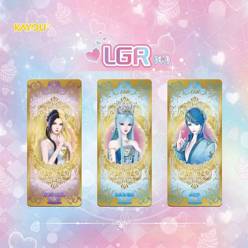 Kayou Yeloli Wunderland Kindliche Herz-Geschenkbox Wave5 Sternentraum Wave6 Sammelkarten Blind Box Anime-Zubehör Mädchenspielzeug