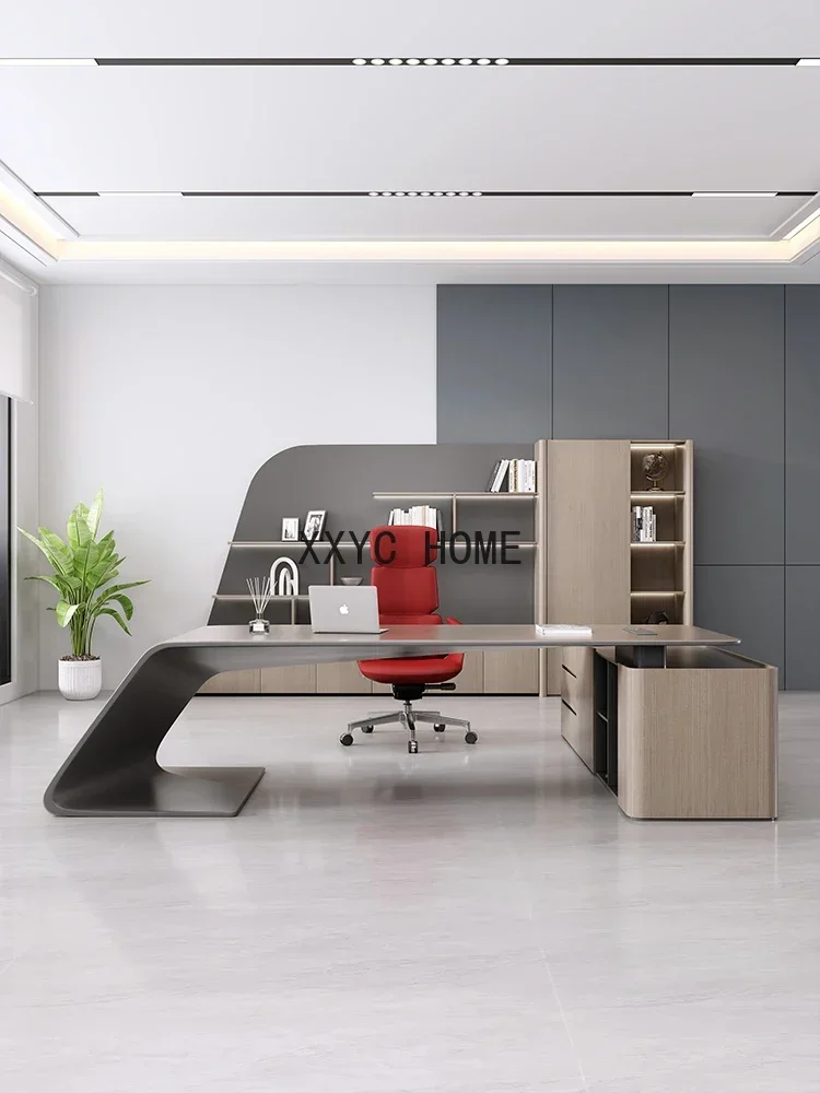 Boss Desk Simple Modern Executive Desk General Manager Office President Table