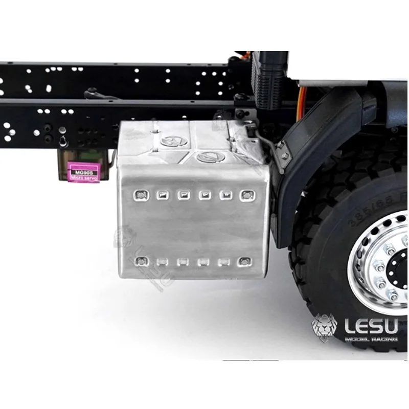 

LESU G-6263 Universal Tamiya 1/14 FE/VM Truck Model Toy Metal Exhaust Tank Accessories Upgrade Modification or DIY Accessories