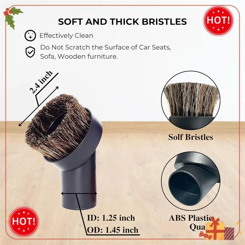 Kit de aspiradora doméstica ABLE-8 Pack: se adapta a accesorios y accesorios de 1-7/8 pulgadas, 1-3/8 pulgadas (35 mm) y 1-1/4 pulgadas (32 mm)