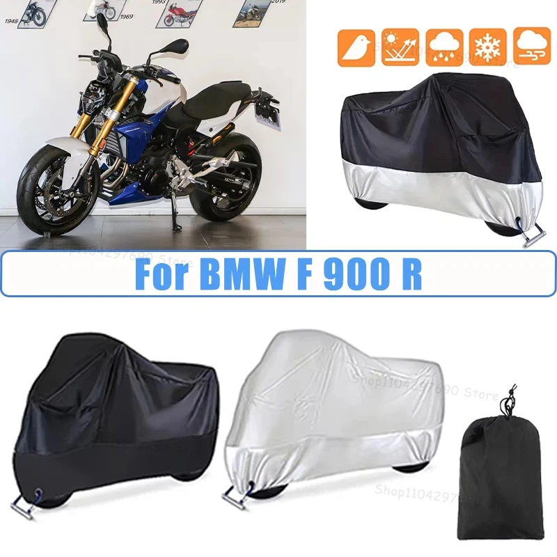 210D Oxford Motorcycle Cover Waterproof All Season UV Protection For BMW F 900 R Anti-Tear Windproof Motorbike Cover