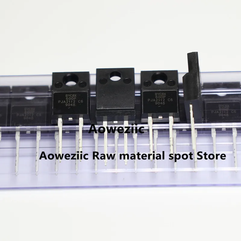 Aoweziic 2021 + 100 новый импортный оригинальный BYC8 BYC8-600 TO-220 BYC8X Φ выпрямительный диод 8A 600V