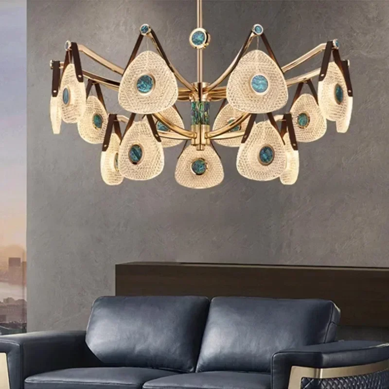 

Modern light luxury Dining room chandelier lighting Ceiling lamps hanging light led chandeliers for the living room indoor light