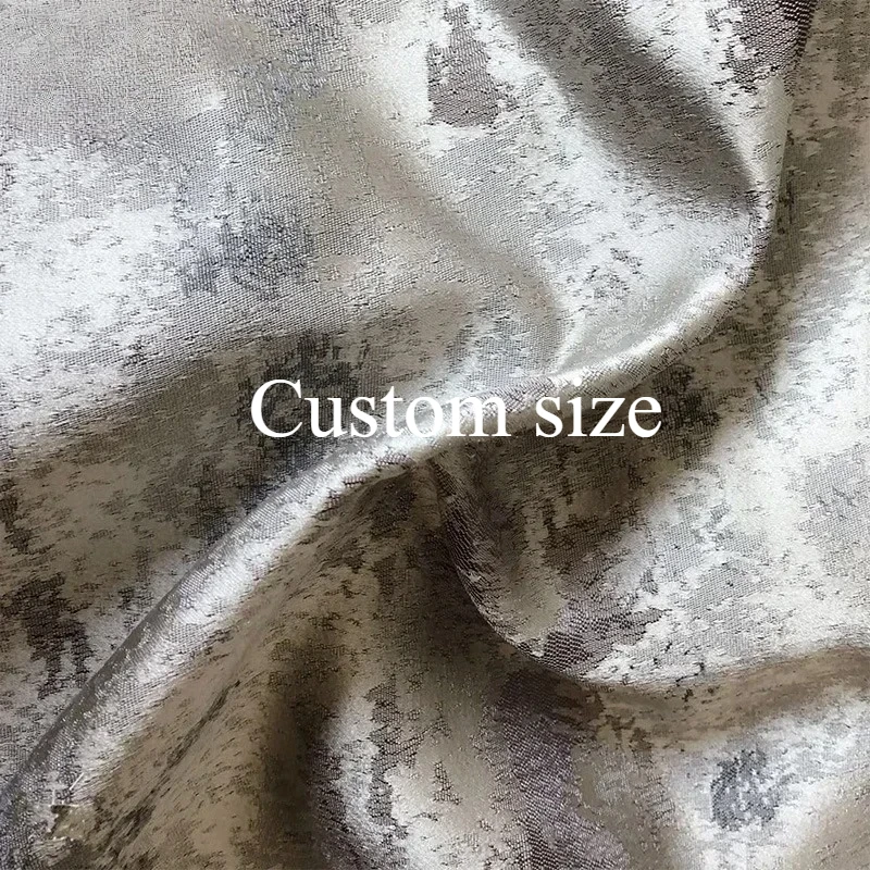 

Custom Size Fashion Luxury European Curtains for Living Dining Room Bedroom Curtains Finished Product Customization