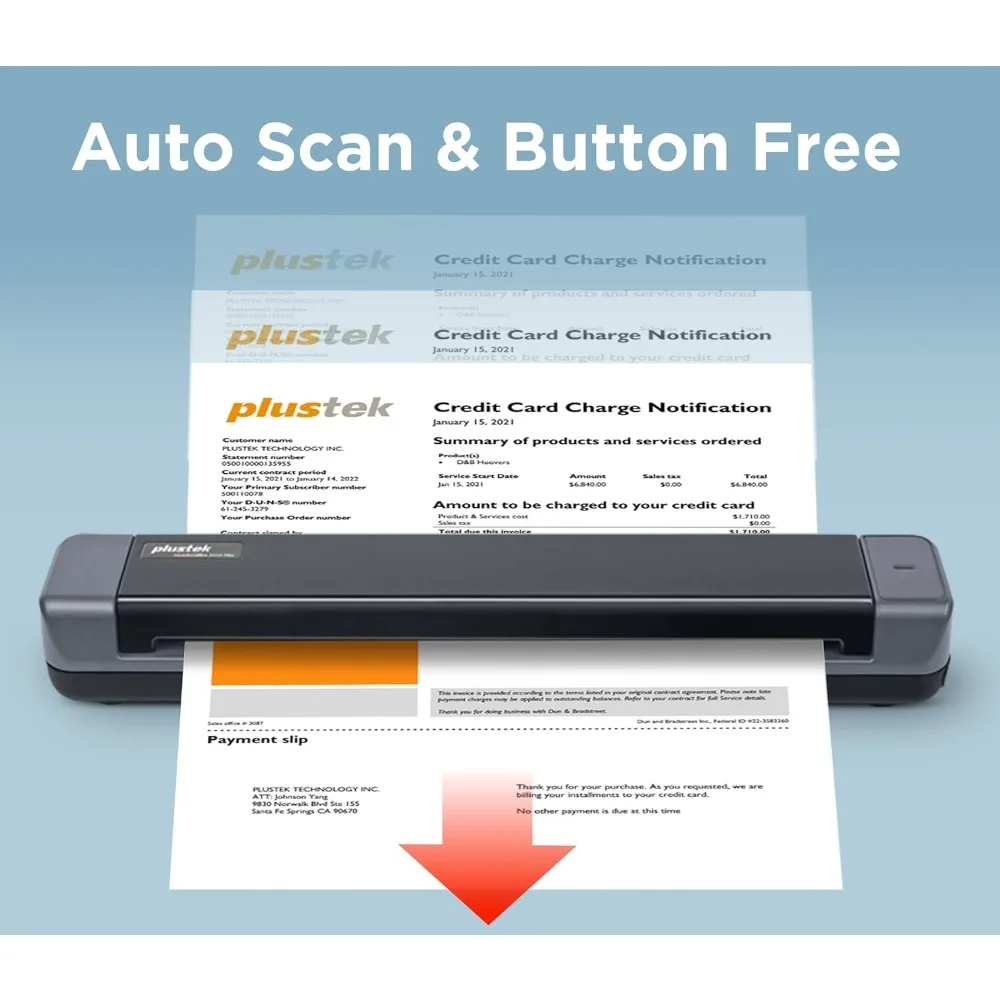 Scanner mobile S410 Plus - Scanner portatile per documenti con fogli - per Windows 7/8/10/11