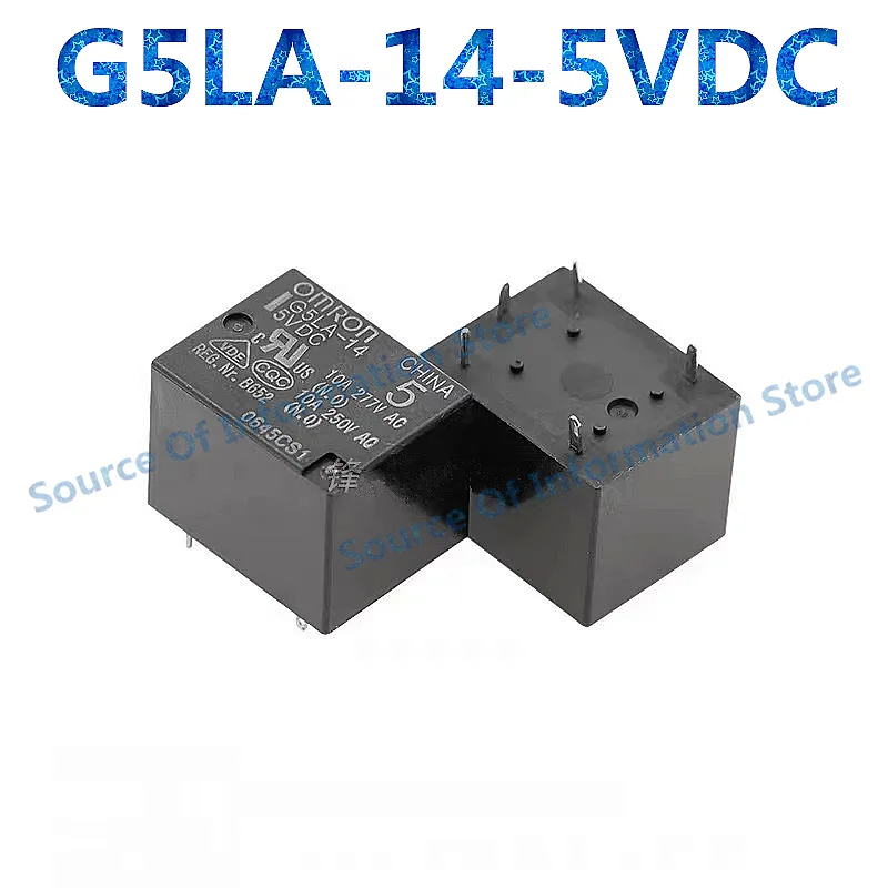 5PCS G5LA-14-12VDC 5Pin 10A T73 Relay G5LA-14-24VDC G5LA-14-5VDC 100% New Original