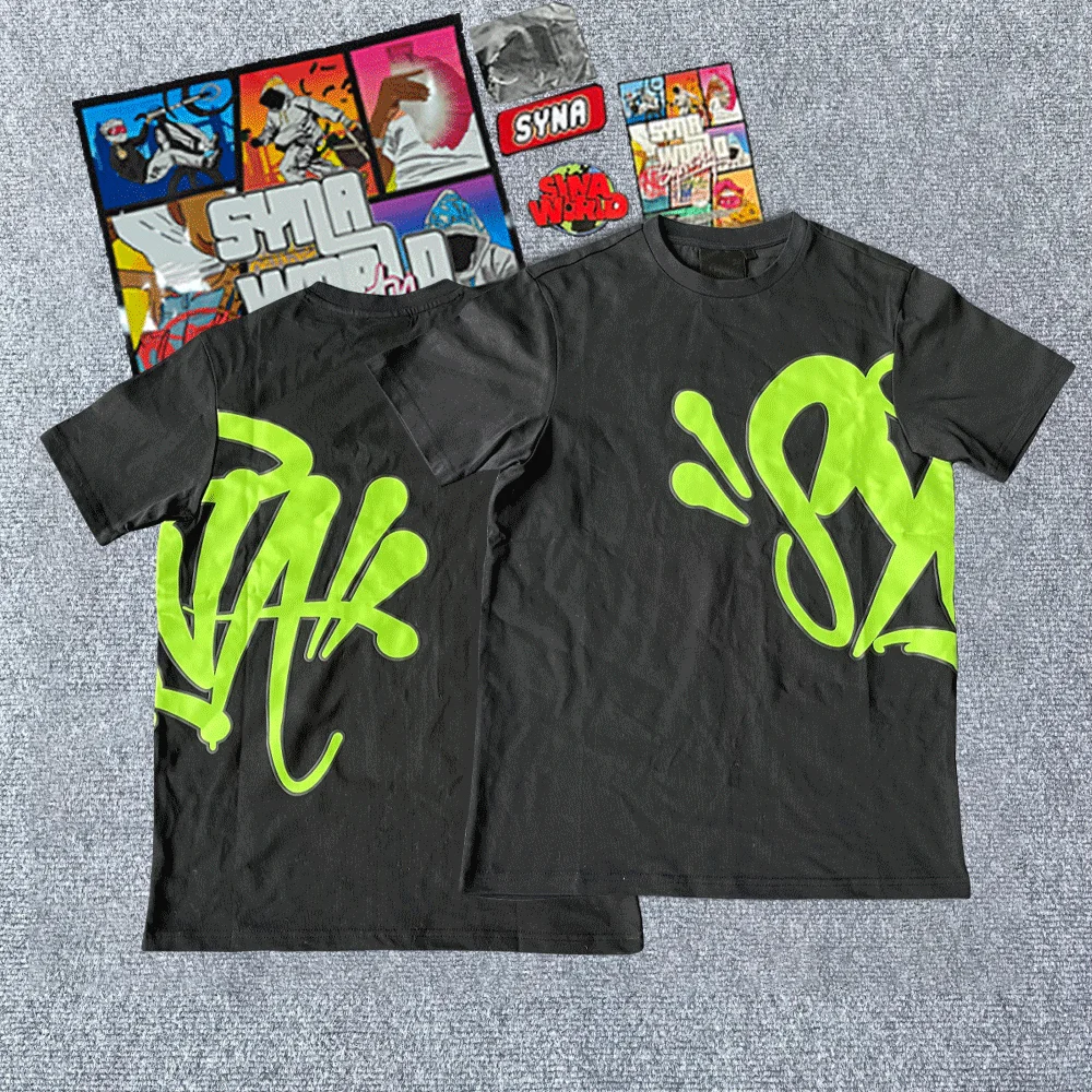 

Fashion Street styl Sy-world T-shirts For y2k Harajuku Hip Hop Men's / Women's Comfort Short Sleeve Cotton Casual Tees Clothes