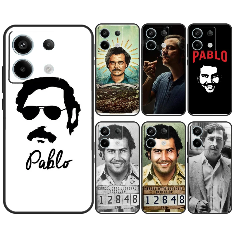 Pablo Escobar Case for Xiaomi Redmi 13C 12C 10C 10A 9C Note 12 13 10 8 9 11 Pro 12S 10S 11S Phone Cover