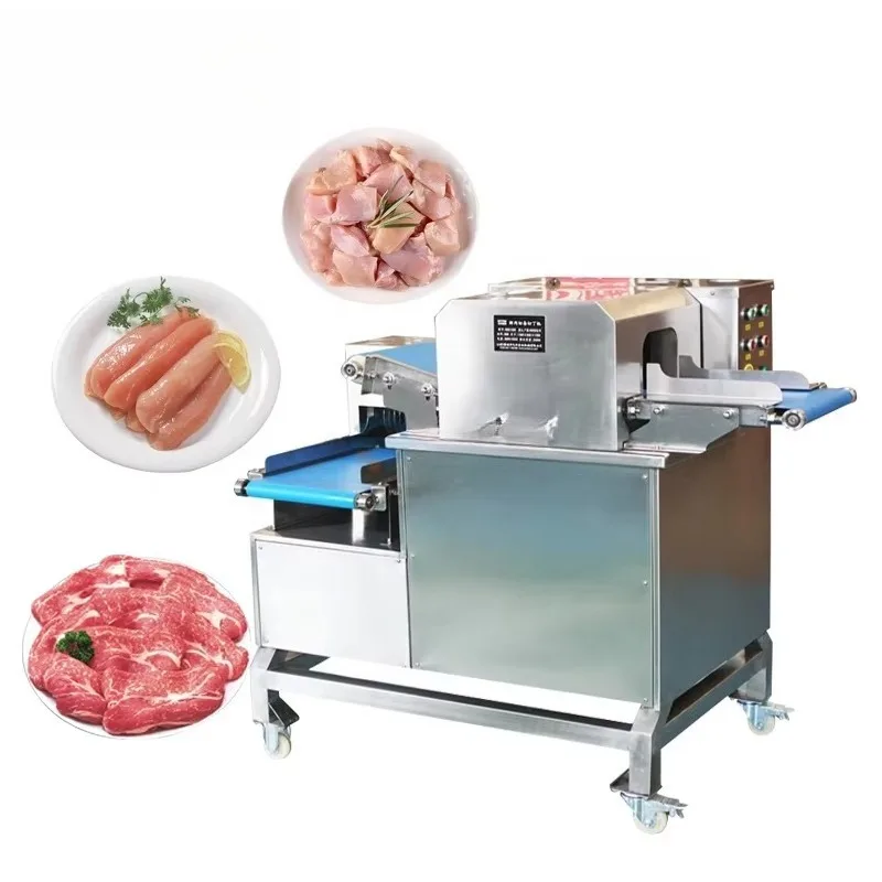 Factory Price Sheep Meat Cutting Machine Meat Strips Cutting Machine 600/1000kg/h Meat Cutting Machine