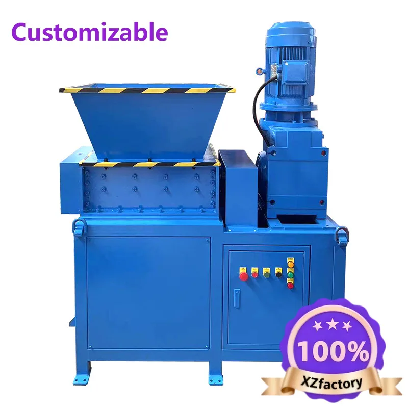 Factory Direct 2026 Top Rated Twin Shaft 400 Industrial Shredder for Plastic/Metal/Waste Recycling