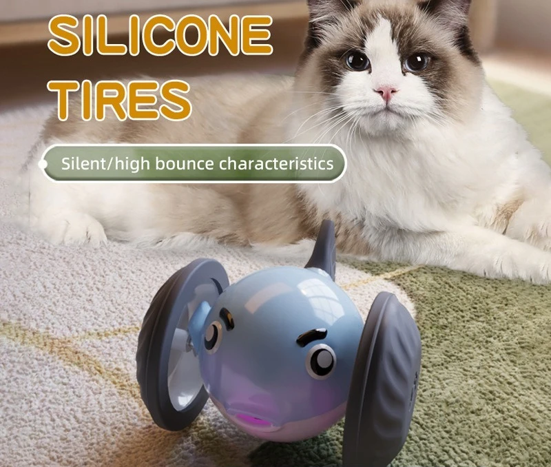 New pet self-hi relieving boredom toy car cat artifact electric flying fish intelligent sports car 2 mixed selections