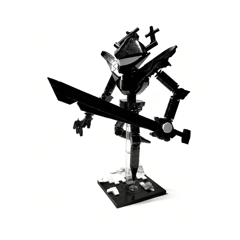 471 elementów MOC Krzykliwy Rycerz Deltarune Gry Model Klocki Konstrukcyjne Architektura Zabawka Cegła Pomysł na Prezent Świąteczny Urodzinowy