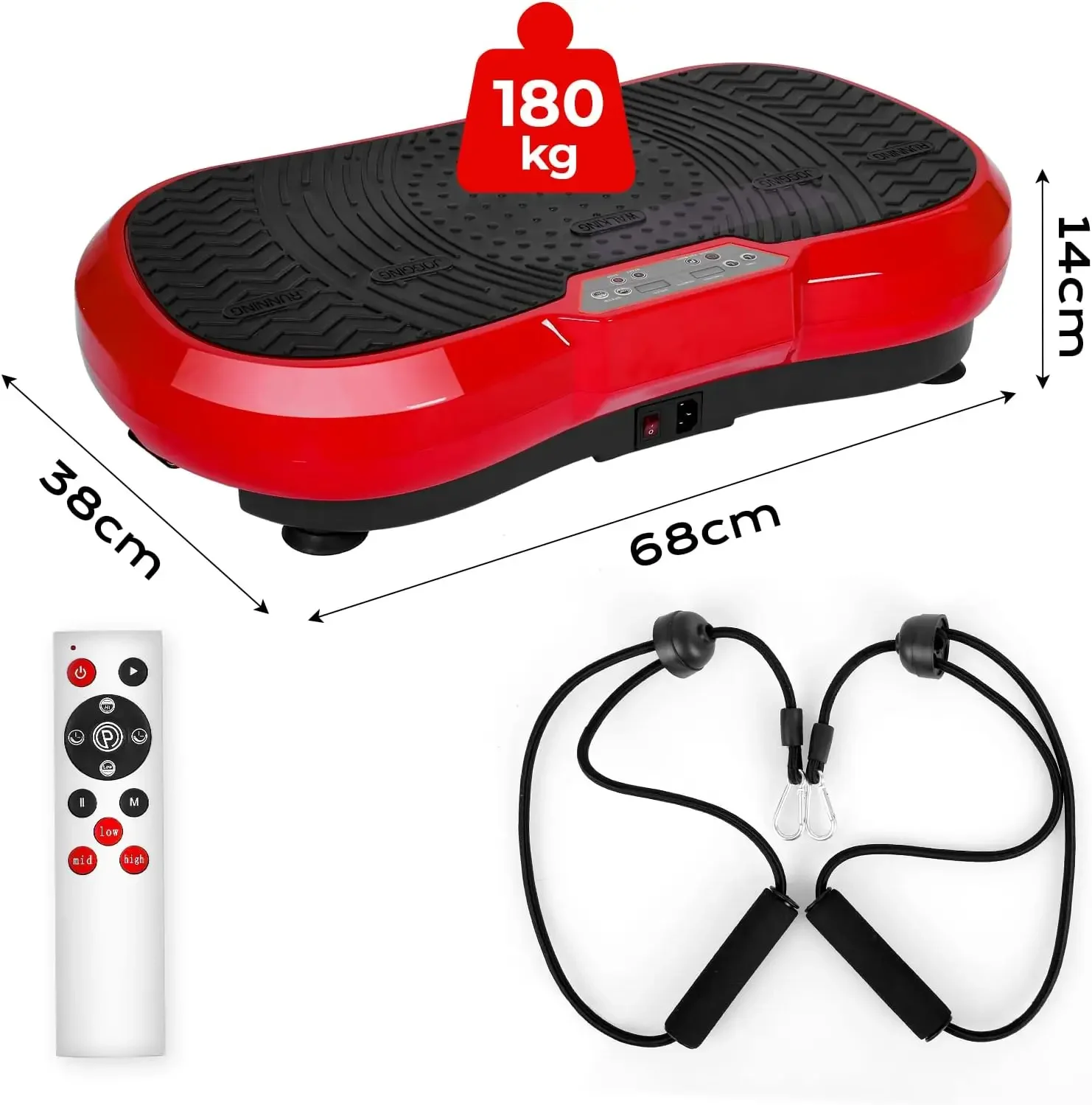 Vibration Plate Exercise Machine Vibration Platform Machine Whole Body Workout Fitness Home Training Ultra Quiet