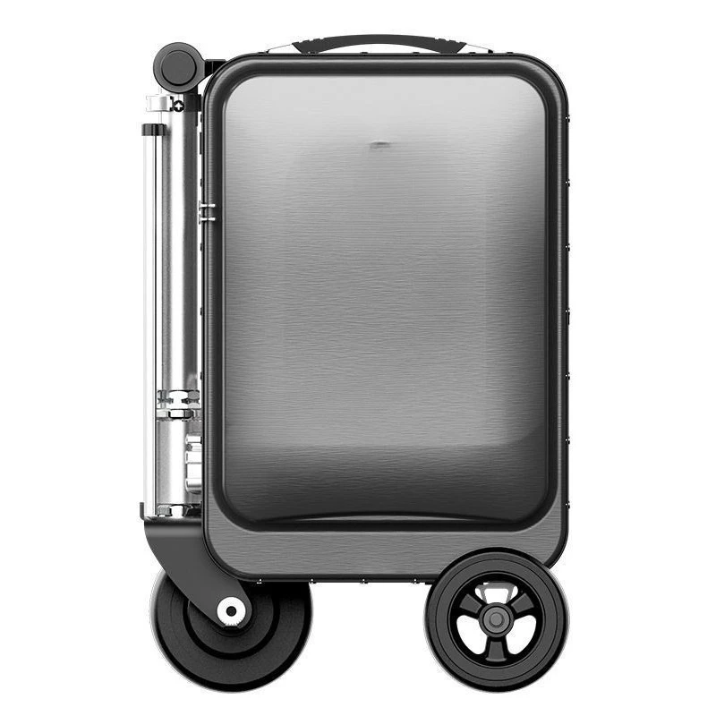 

Smart electric riding, sitting and boarding luggage