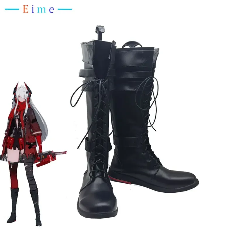 Gioco GRIGIO RAVEN PUNISHING Lucia Crimson Abyss Scarpe Cosplay Stivali di Carnevale di Halloween Cosplay Prop Anime PU Scarpe su misura