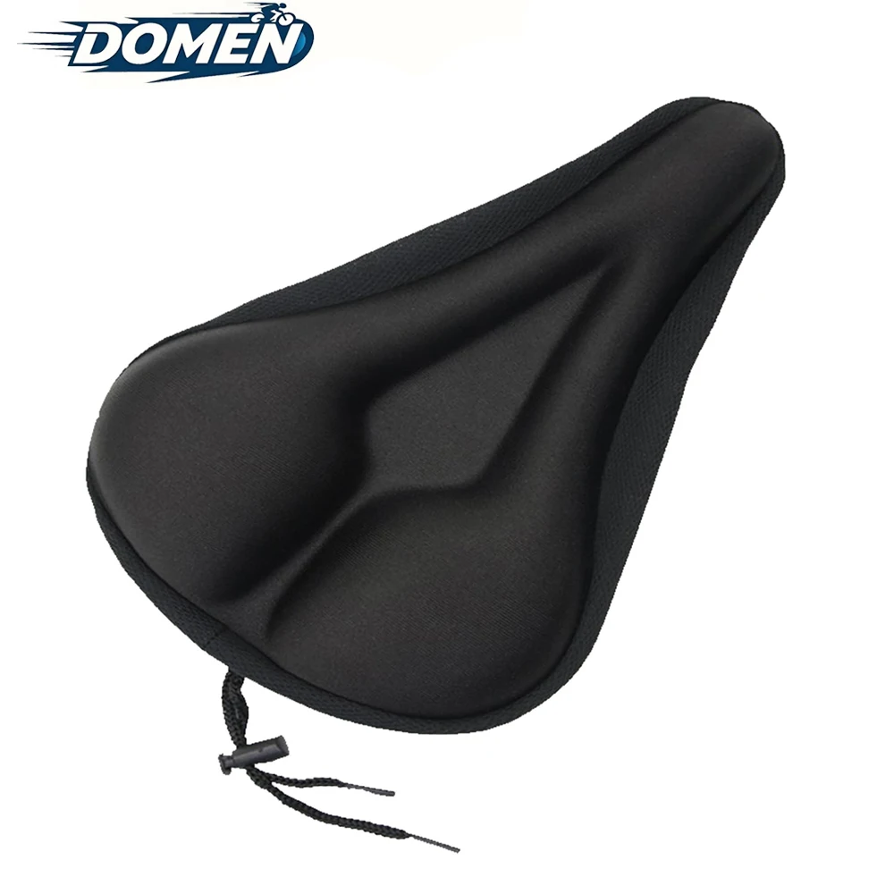 دومين دراجة ثلاثية الأبعاد الإسفنج لينة غطاء مقعد السرج غطاء مقعد الدراجة هلام وسادة ناعمة مقعد الدراجة تنفس وسادة دراجة الملحقات