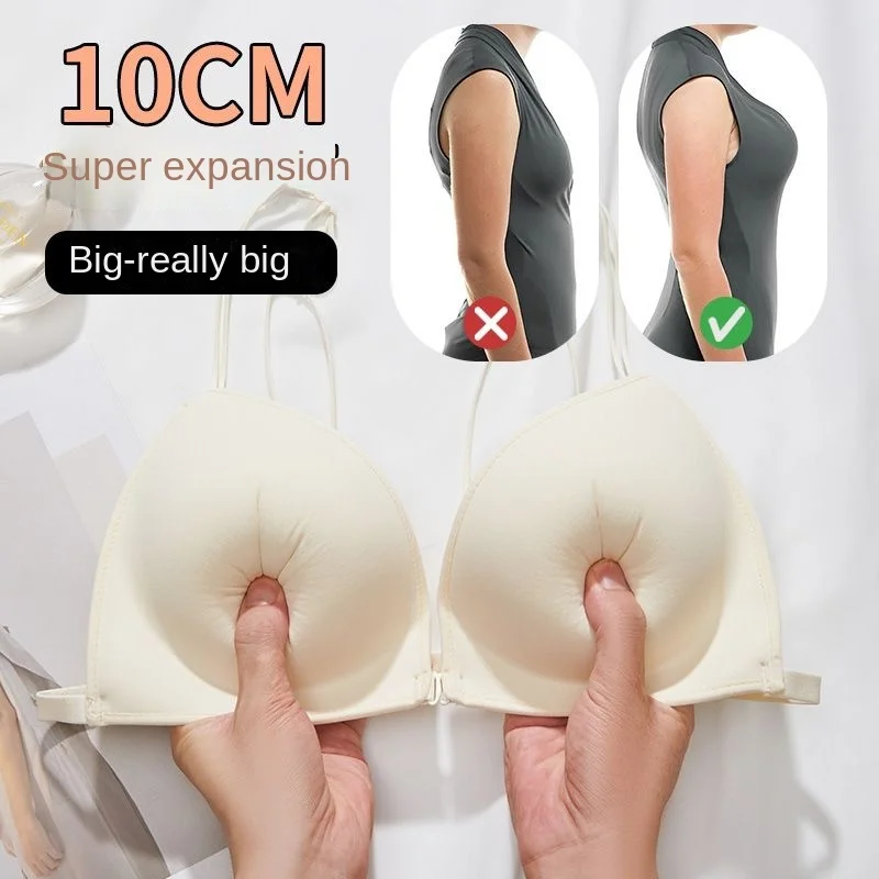 Super Thick 10cm Expandable Bra with Small Chest Gathered and Thickened to Show Off the Big ,Pure Desire, sexy underwear woman