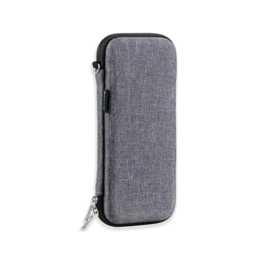 

Upgraded Hard Pencil Case Box for Adults, Durable Pen Carrying Case with Zipper-Gray