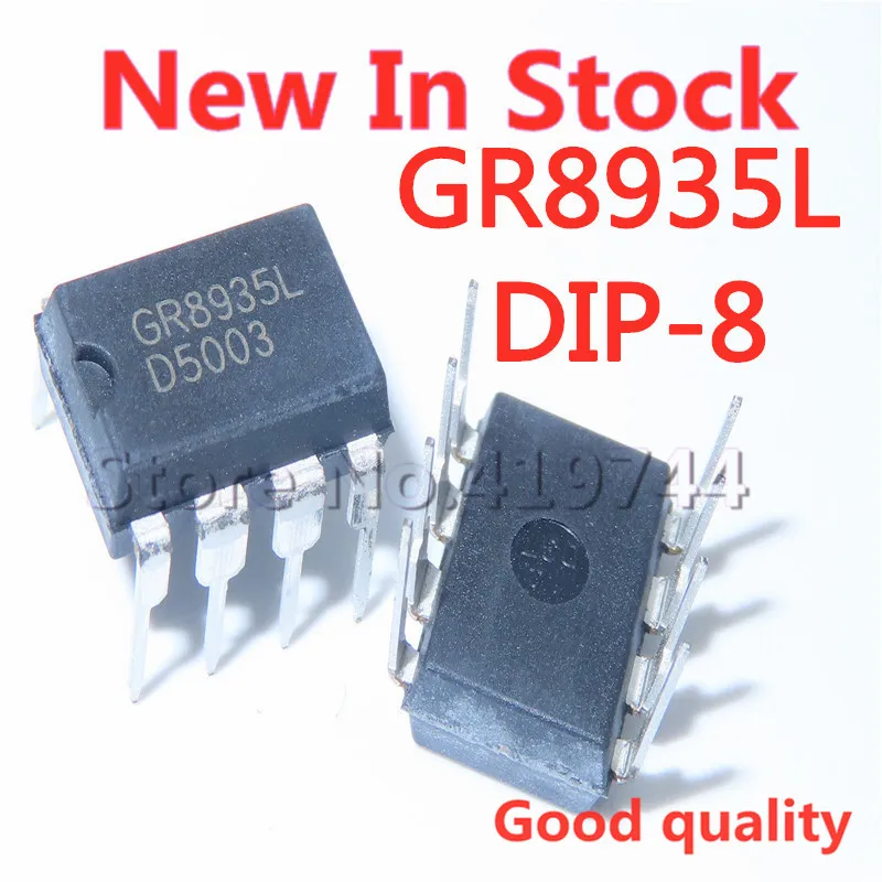 5PCS/LOT GR8935L GR8935  GR8935LJG  DIP-8 LCD power chip  In Stock NEW original IC