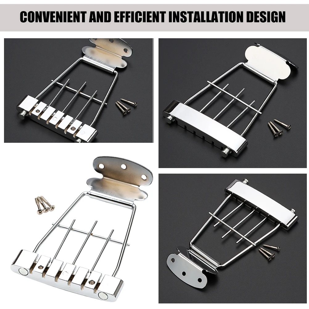 

Guitar Tailpiece Practical Acoustic Bridge for Guitars Replacement Metal Tremolo