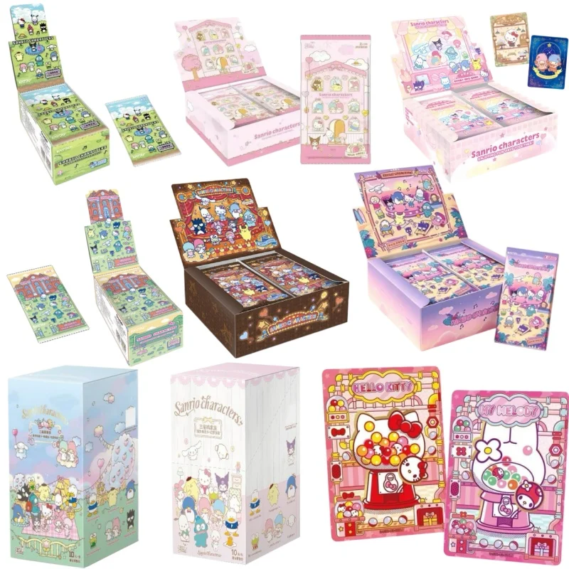 Brand New Original KAYOU Anime Sanrio Family Cards Hello Kitty Kuromi My Melody Cute CR MR UR MTR SSR Rare Collectible Cards