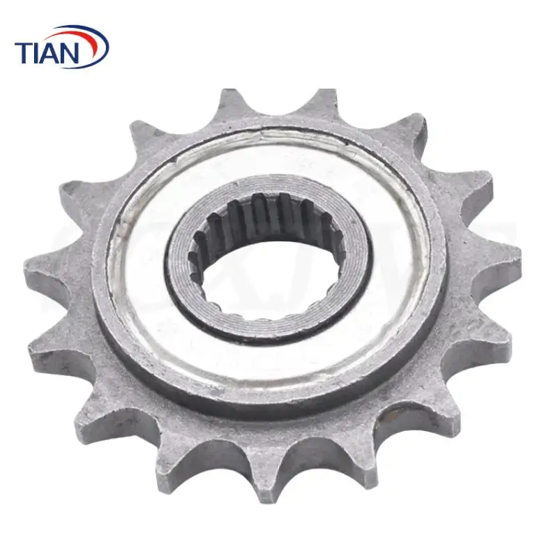 Motorcycle 420 428 110 125 14/15T Fuel Saving Chain Sprocket For Honda Scooter Suzuki Zongshen 70cc 90cc 100cc 110cc 125cc 150cc