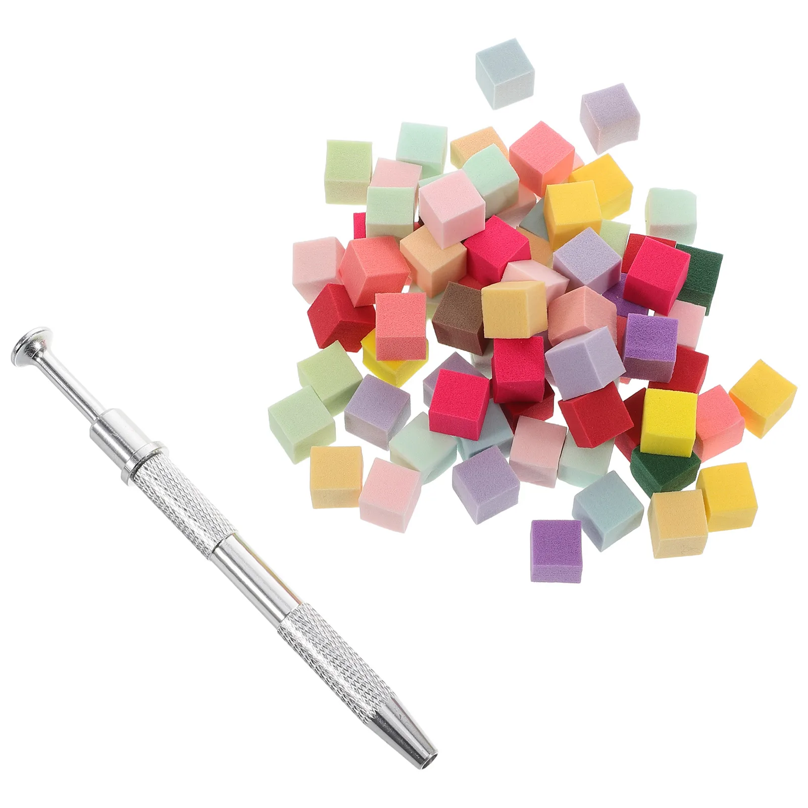 

Nail Art Tools Salon Supplies Mini Tofu Block Sponge Gradient Blending Durable Material Portable Travel
