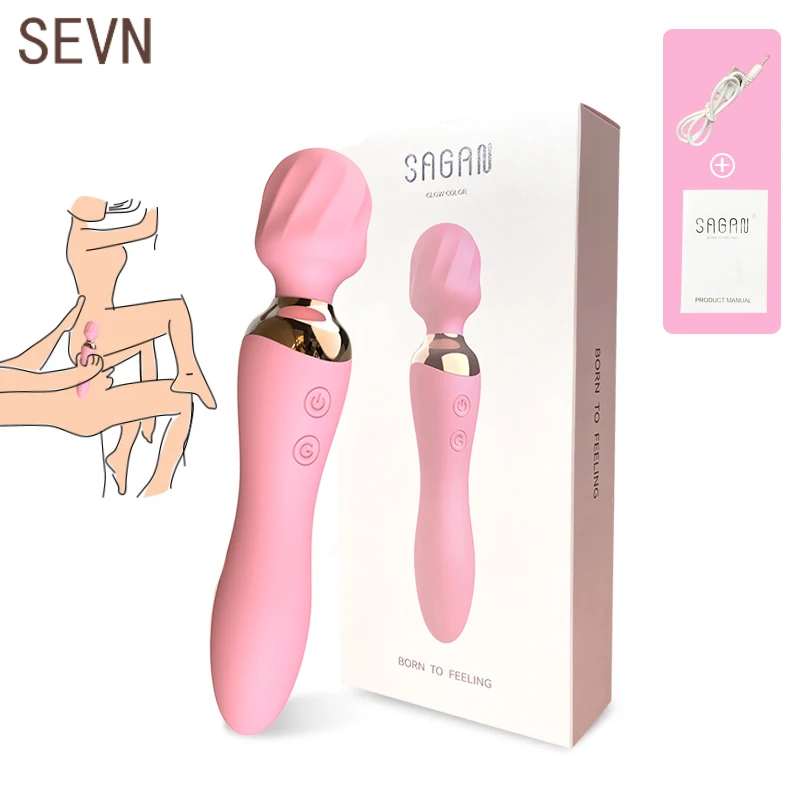 12 Speeds Powerful Dildo Vibrator AV Magic Wand G-Spot Massager Sex Toys for Women Couples Clitoris Stimulate Goods for Adults