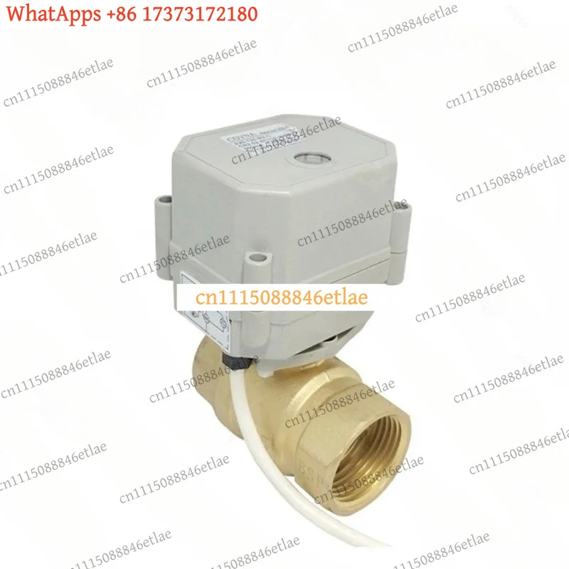 Miniature Electric Ball Valve Stainless Steel 3-Wire 2-Way Control Mini Adjusting Type Power-off Reset Compact Solenoid