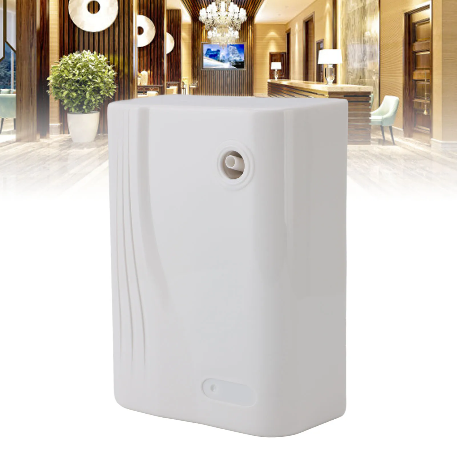 

Диффузор для ароматерапии, автоматический диффузор для запотевания эфирного масла, бесшумный настенный ароматизатор для домашнего отеля