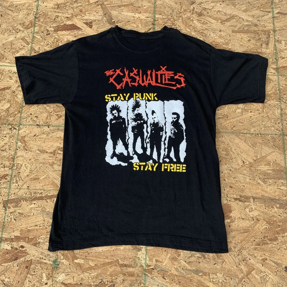 The Casualties Rare Black All Size S 5Xl T Shirt Ac682