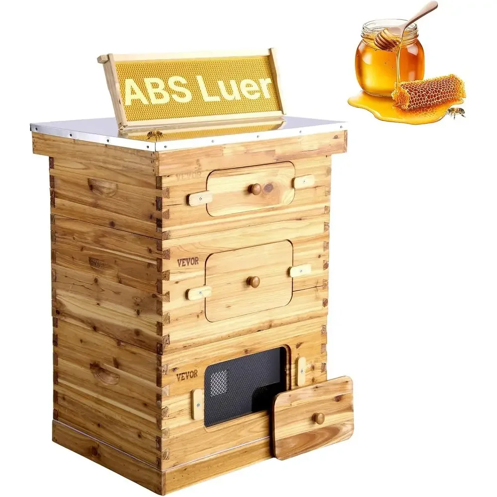 

Набор для начинающих пчеловодов: ульи из дерева с восковым покрытием и прозрачными акриловыми окнами. Ограниченное предложение.