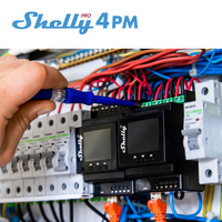 Consumption Temperature Protection Smart Relay Switch Shelly Pro 4PM Smart Home Switch Control High Frequency and Low