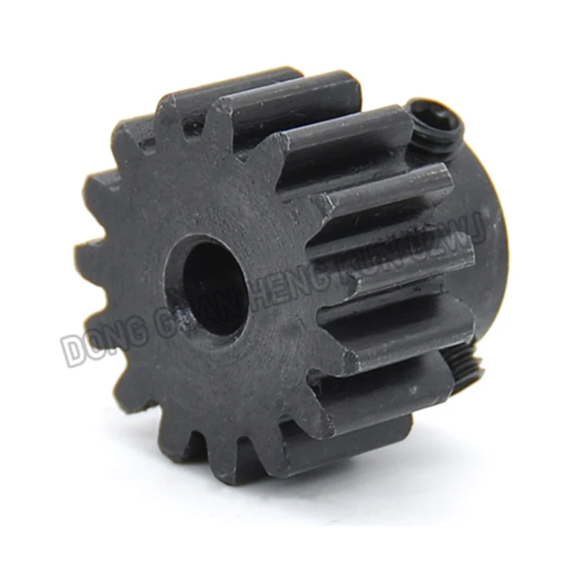 Quench Spur Gear 1.5M 12/15/16/17/18 Teeth Mod 1.5 Width 12mm Bore 5/6.35/7/8/10/12mm Machine Convex Pinion Gear Transmission RC