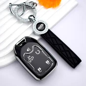 適用於雪佛蘭 Silverado、Suburban、Tahoe 和 GMC Yukon、Sierra、Acadia、Terrain 的 5/6 鍵汽車遙控鑰匙套 TPU 外殼 10 最佳銷售 2008年雪佛蘭Tahoe - №8