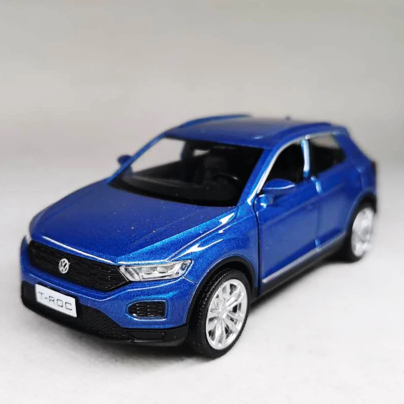 1:36 T-ROC 合金車モデル ダイキャストおもちゃの車 メタルカーモデル シミュレーション プルバック コレクション 子供のおもちゃ