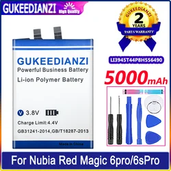 GUKEEDIANZI Battery LI3945T44P8H556490 5000mAh For ZTE Nubia Red Magic 6/6S pro/6sPro 6Pro NX669J-P Batteries