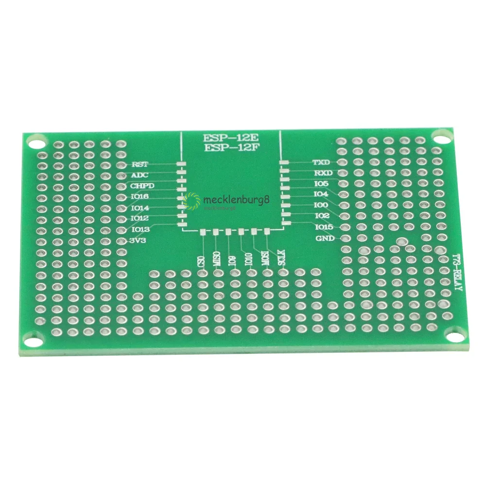 

5X7cm Double Side Prototype PCB Expansion Prototyping Board for Arduino ATMEGA328P UNO R3 Shield ESP8266 ESP-12E ESP-12F E