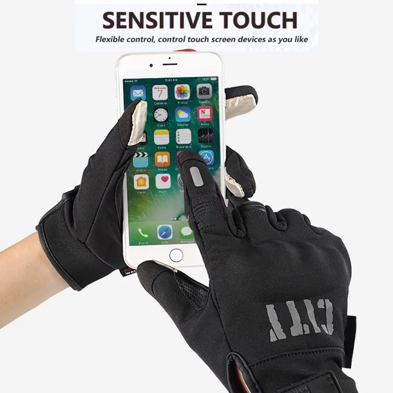 

Women's Touchscreen Motorcycle Cycling Gloves Waterproof Anti-Fall Protective Motocross ATV BMX MTB Riding Glove for All Seasons