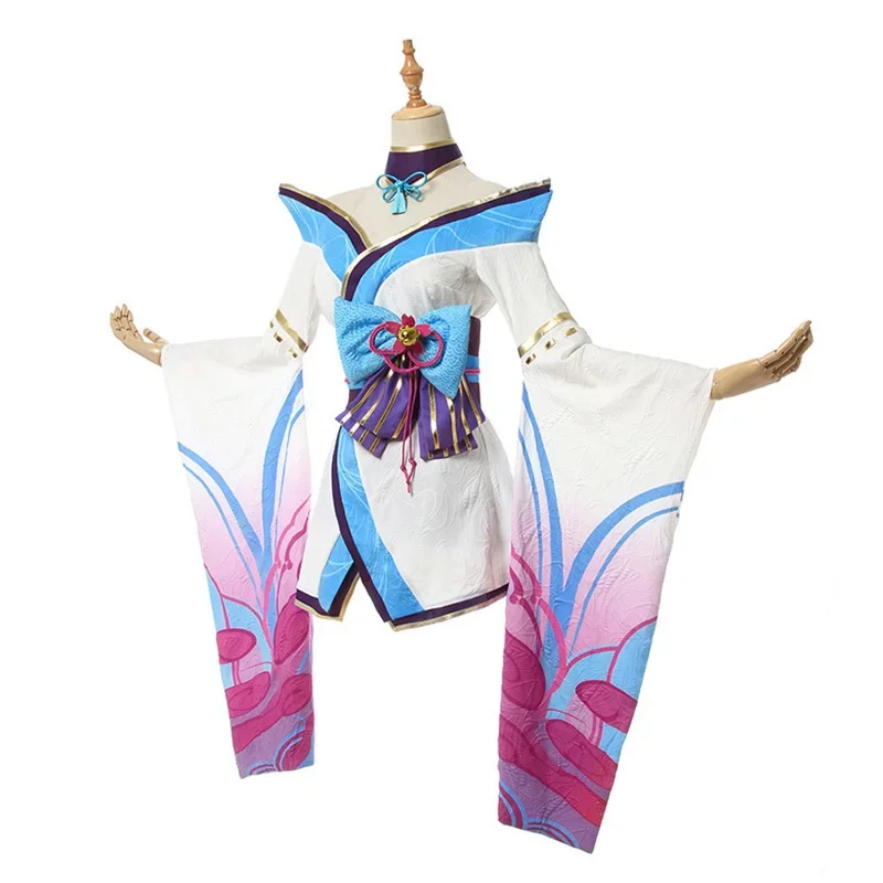 CosplayGame Ahri disfraz de Cosplay Spirit Blossom League Of Legends trajes de Cosplay vestido de fiesta de Halloween disfraces de uniforme para W