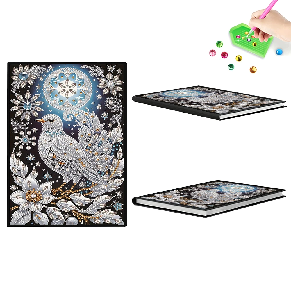 Bird Special Shaped Diamond Painting Journal Notebook for Adults Students
