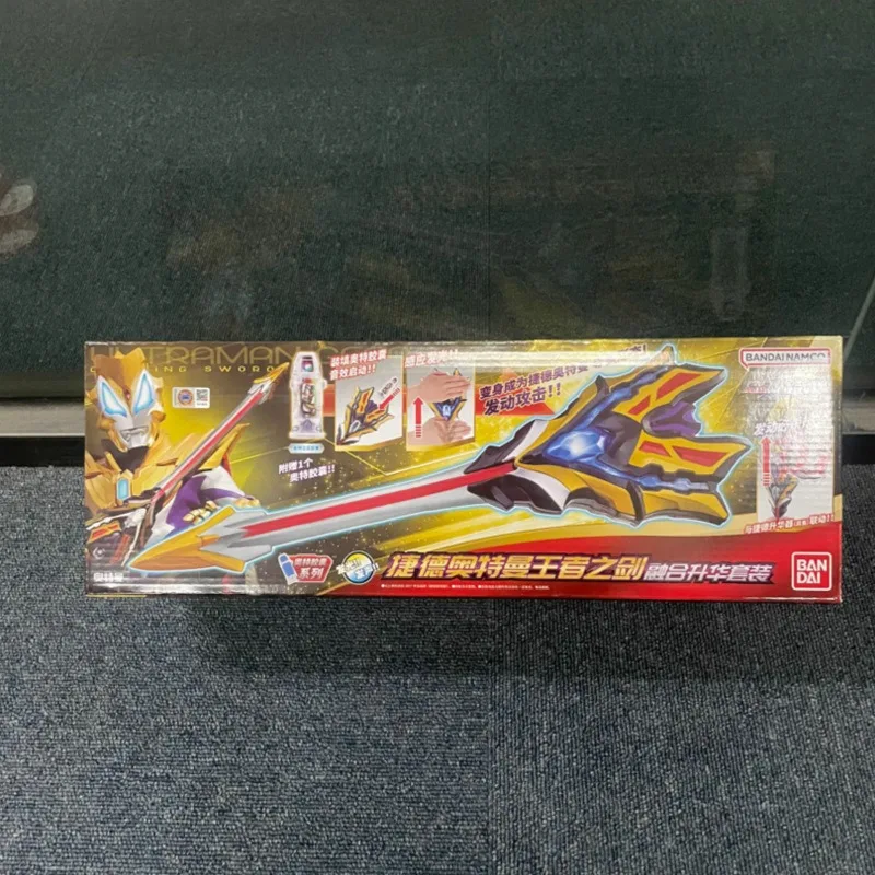 

Набор Bandai Jetta Ultraman King's Sword Fusion Sublimation с звуком и светом, капсула для развлечений, игрушка-трансформер для мальчиков